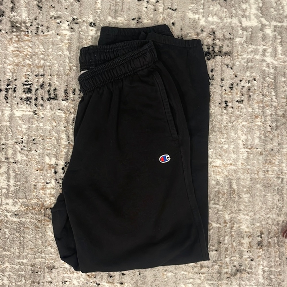 Black Champion Sweatpants.